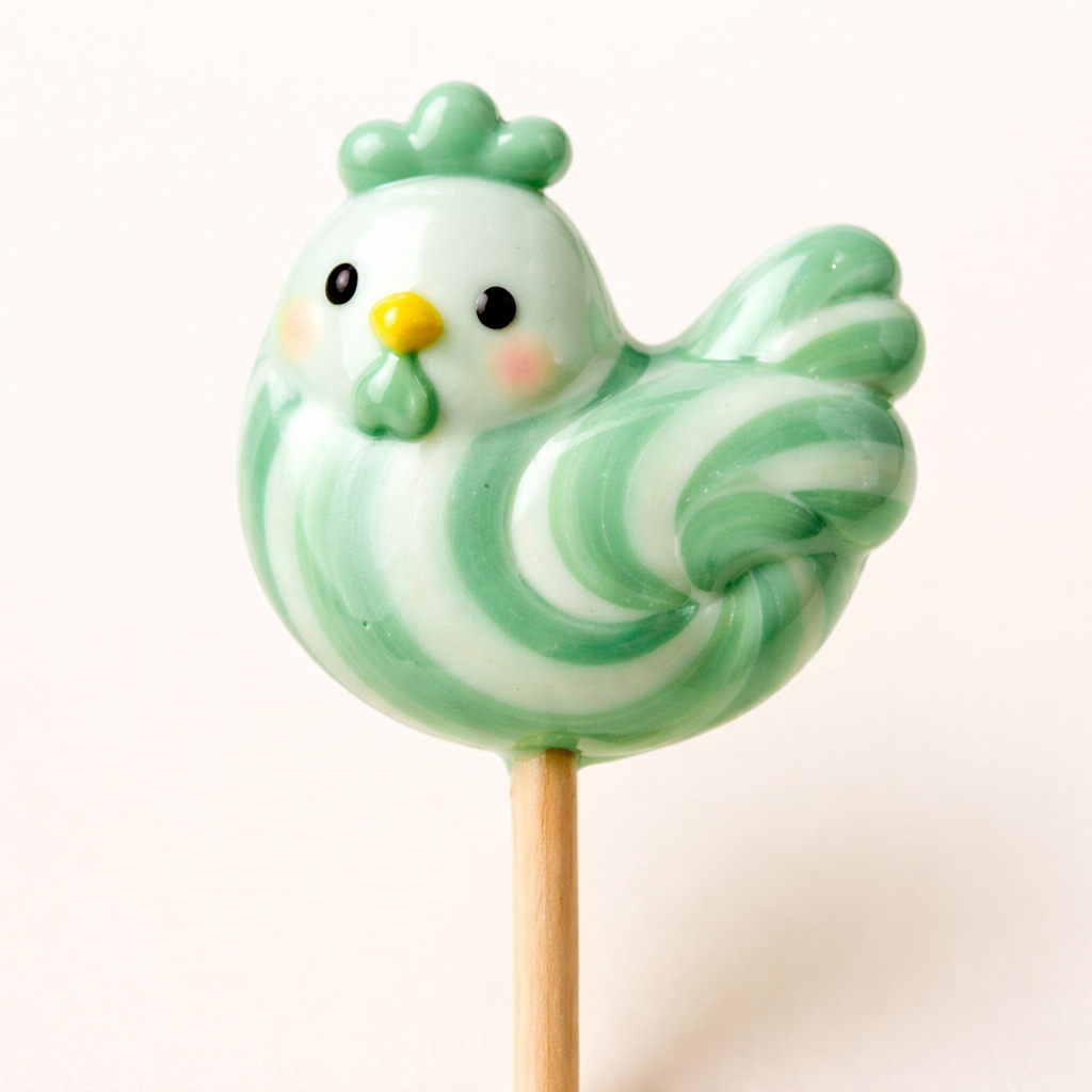 Mint Fresh ChickPop lollipop